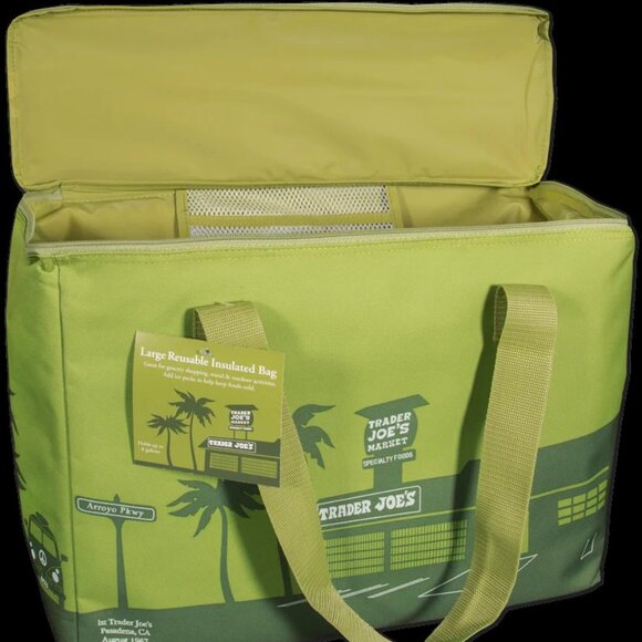 Trader Joe's Olive Green Large Reusable Insulated Bag-NWT-2025 Fall Release - Picture 1 of 1